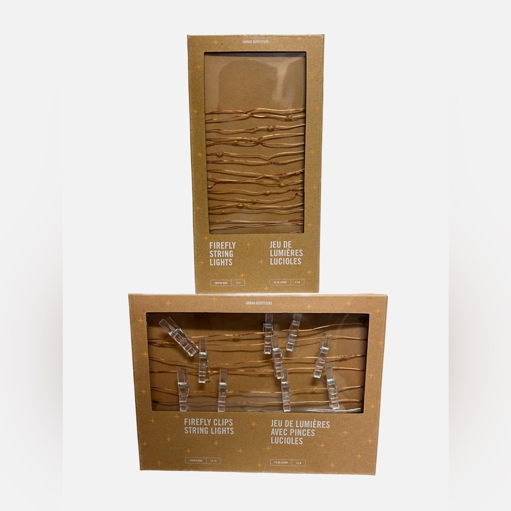 NWT URBAN OUTFITTERS | Firefly String Lights Bundle - Pack of 2